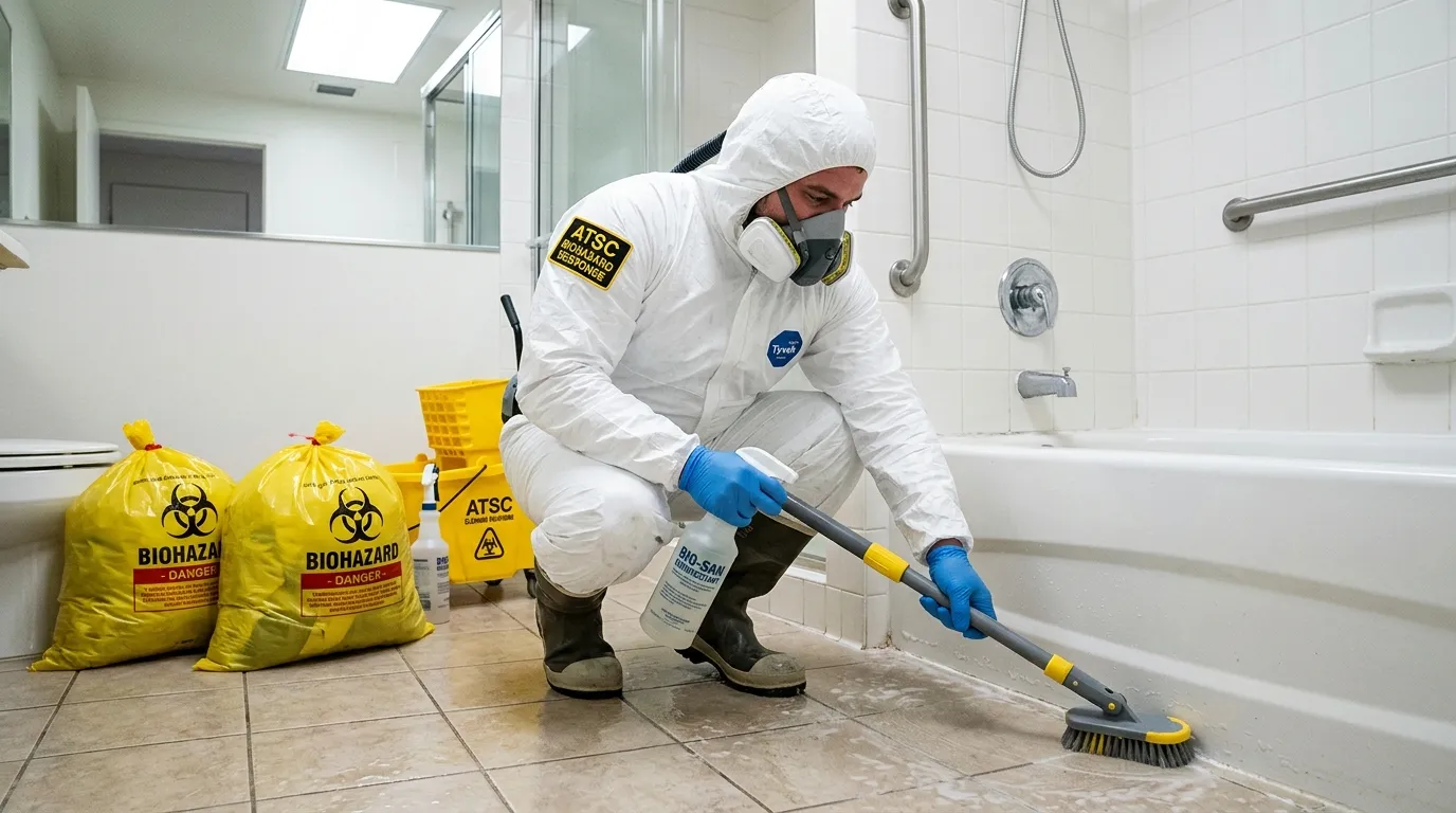 Decontamination equipment deployed for Blood Cleanup in Pearsall